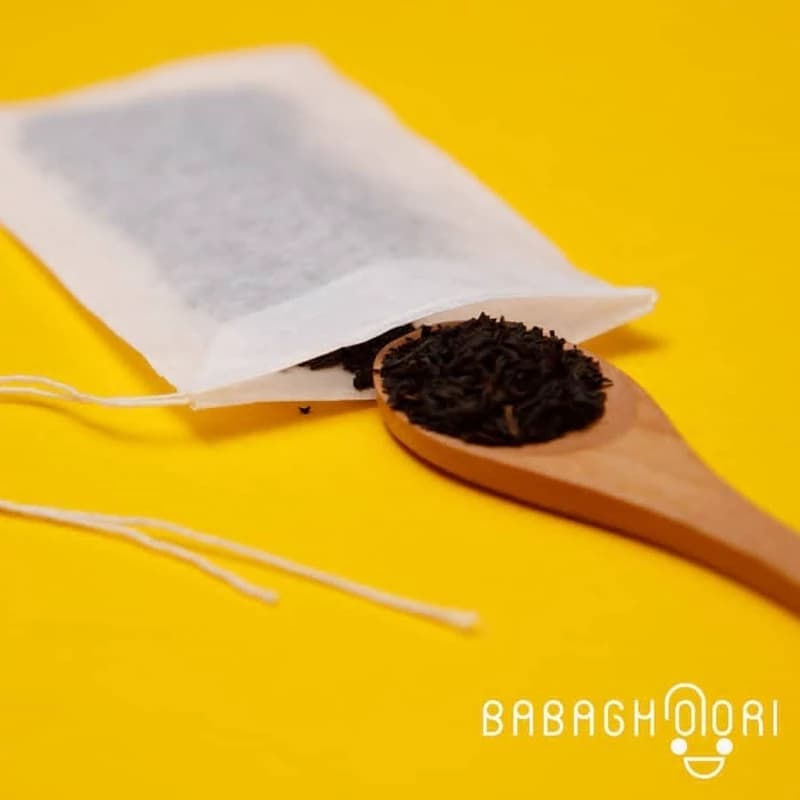فیلتر چای و دمنوش 25 عددی باباقوری — تصویر ۳