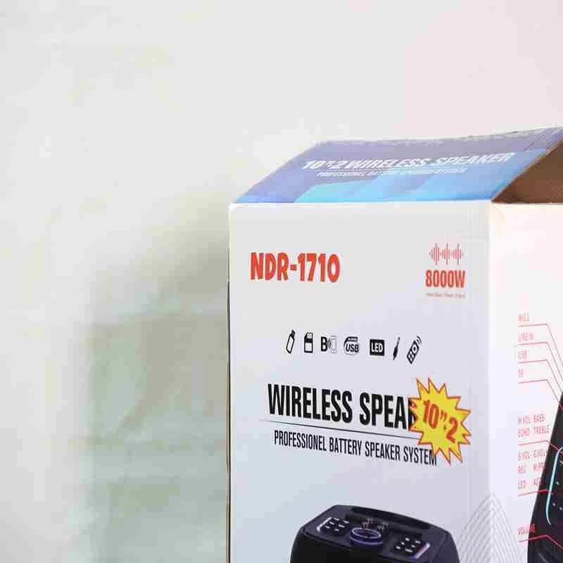 اسپیکر پارتی باکس مدل NDR-1710 (پس کرایه) — تصویر ۲