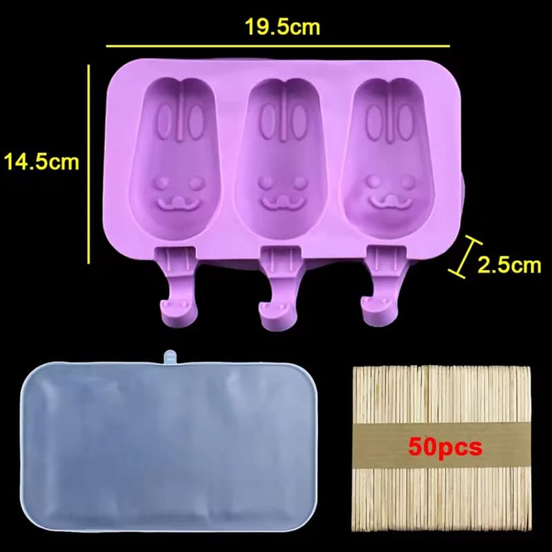 قالب سیلیکونی بستنی مدل ICE کد N572 — تصویر ۶