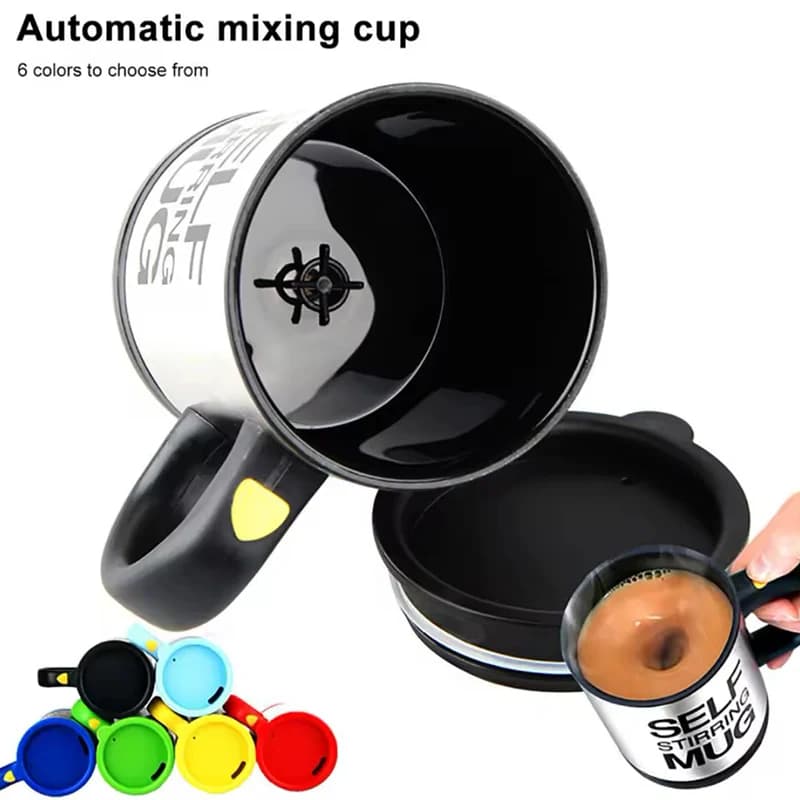 ماگ همزن دار مدل Self Stirring Mug کدN560 — تصویر ۳