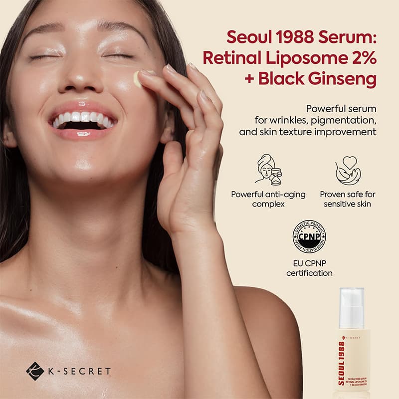 سرم جنسینگ سیاه ۲٪ سئول 1988 | Seoul 1988 Black Ginseng 2% Repair Essence – K-Secret — تصویر ۲