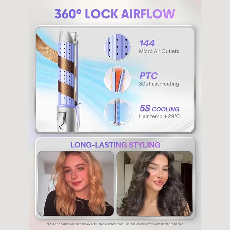 دستگاه استایلر کول ایر فلو شیگلم مدل Sheglam Cool Airflow Styler — تصویر ۴