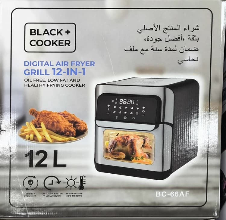 سرخ کن 12 لیتری بلک اند کوکر مدل 66 / BLACK+ COOKER BC-66AF