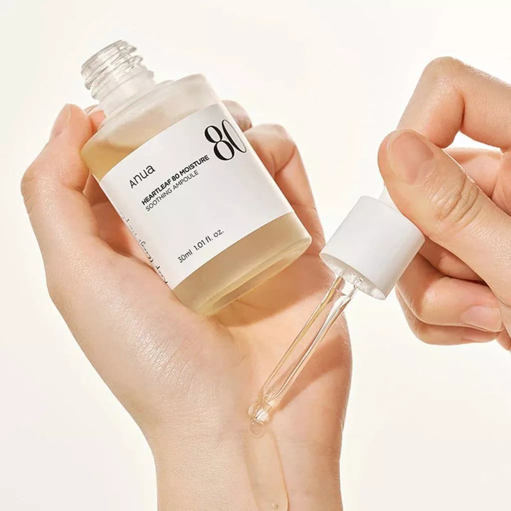 سرم ۸۰٪ هارتلیف آنوا | Anua Heartleaf 80% Moisture Soothing Ampoule — تصویر ۲
