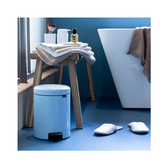سطل زباله 5 لیتر آبی برابانتیا | Brabantia NEWICON PEDAL BIN — تصویر ۲