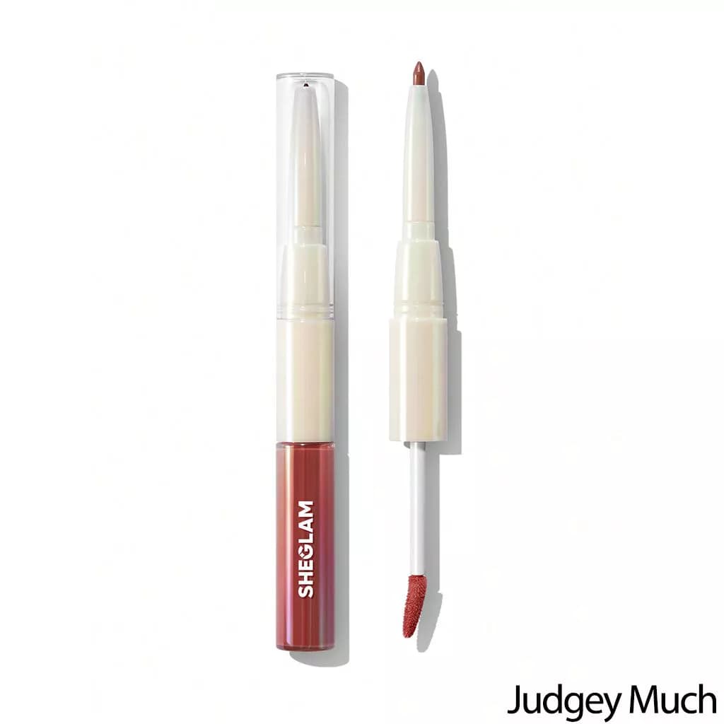 رژ مایع و خط لب دو سر شیگلم | SHEGLAM Liquid Lipstick & Lip Liner Duo