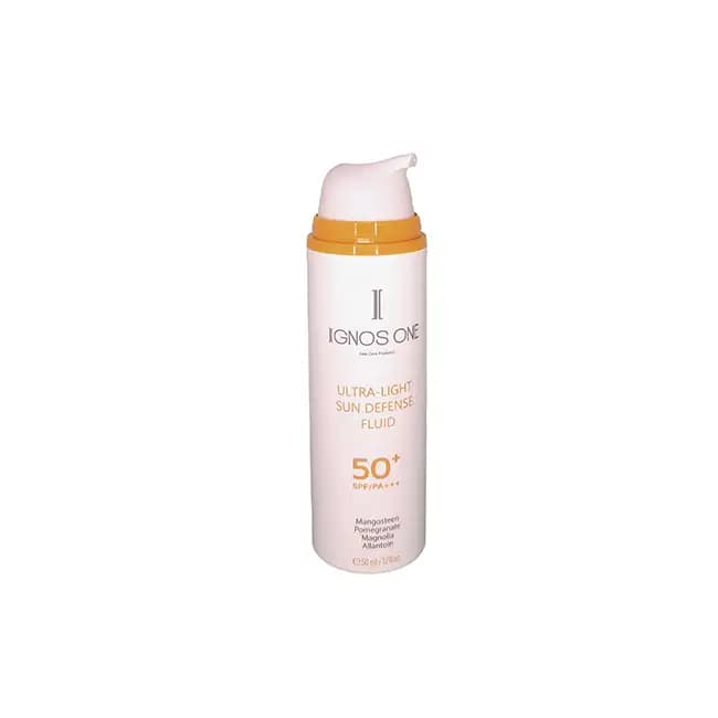 کرم ضد آفتاب SPF 50 پوست چرب ایگنوس وان حجم 50 میل | Ultra Light Sun Defense Fluid 50 Ignose One 50 ml