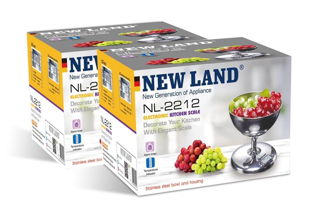 ترازو اشپزخانه نیولند مدل 2212 / NEWLAND NL-2212 — تصویر ۳