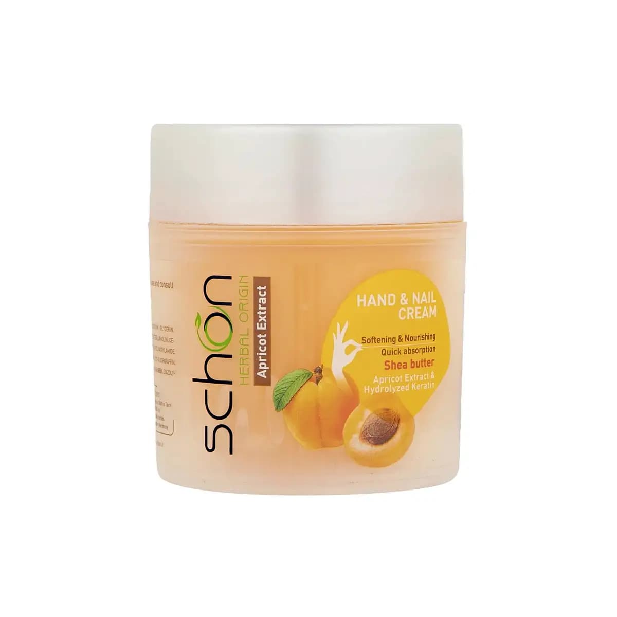کرم دست و ناخن عصاره زردآلو 150 میلی لیتر | Schon Shea Butter Hand And Nail Cream