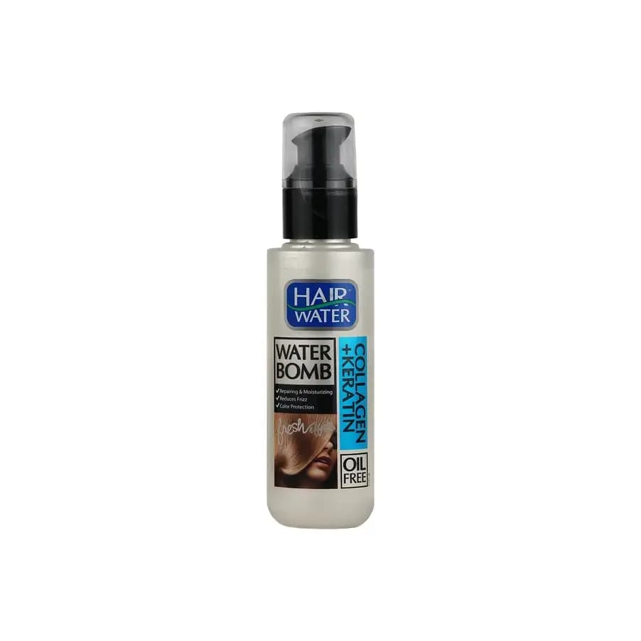 کرم مو واتر بمب حاوی کلاژن و کراتین هیر واتر 100 میل | Water Bomb Collagen Plus Keratin Hair Cream