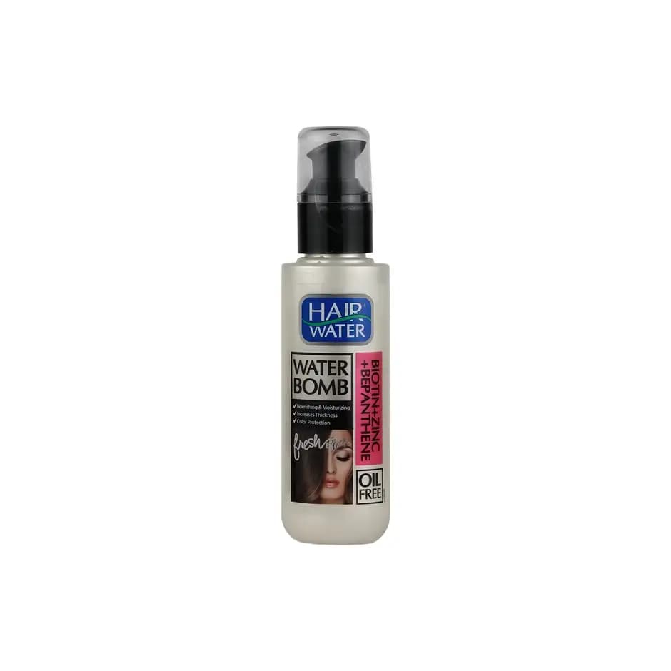 کرم آبرسان مو زینک و بیوتین هیر واتر بمب هیر واتر 100 میل | Water Bomb Biotin And Zinc Hydrating Hair Cream
