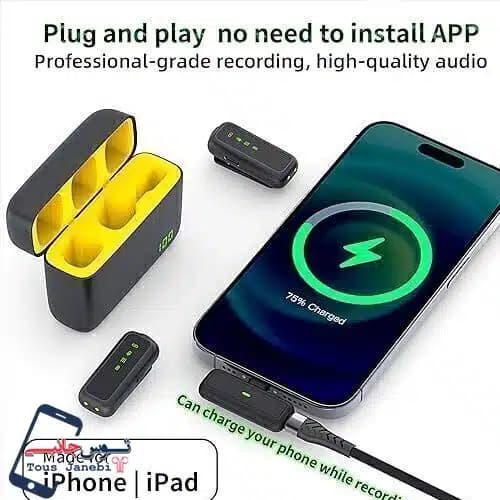 میکروفون یقه ای مدل 2INI SX6 آیفونی — تصویر ۲