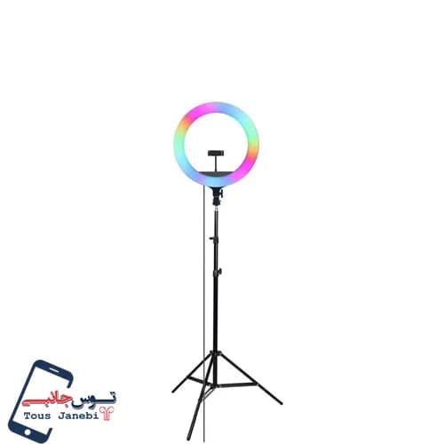 رینگ لایت 12 اینچ RGB دار برند PENET — تصویر ۲