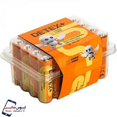 باتری قلمی 24 تایی شرینگ برند DetexPlus
