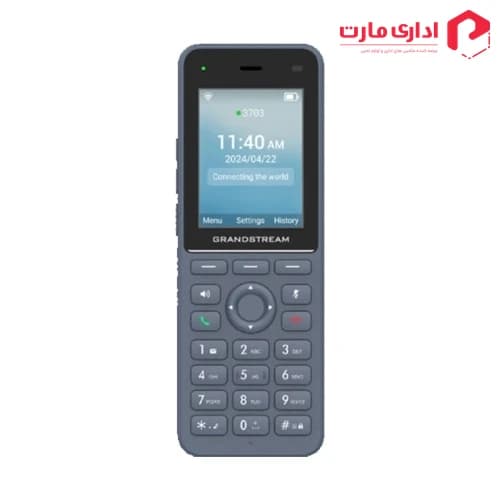 تلفن بی سیم تحت شبکه گرنداستریم مدل WP826 — تصویر ۲