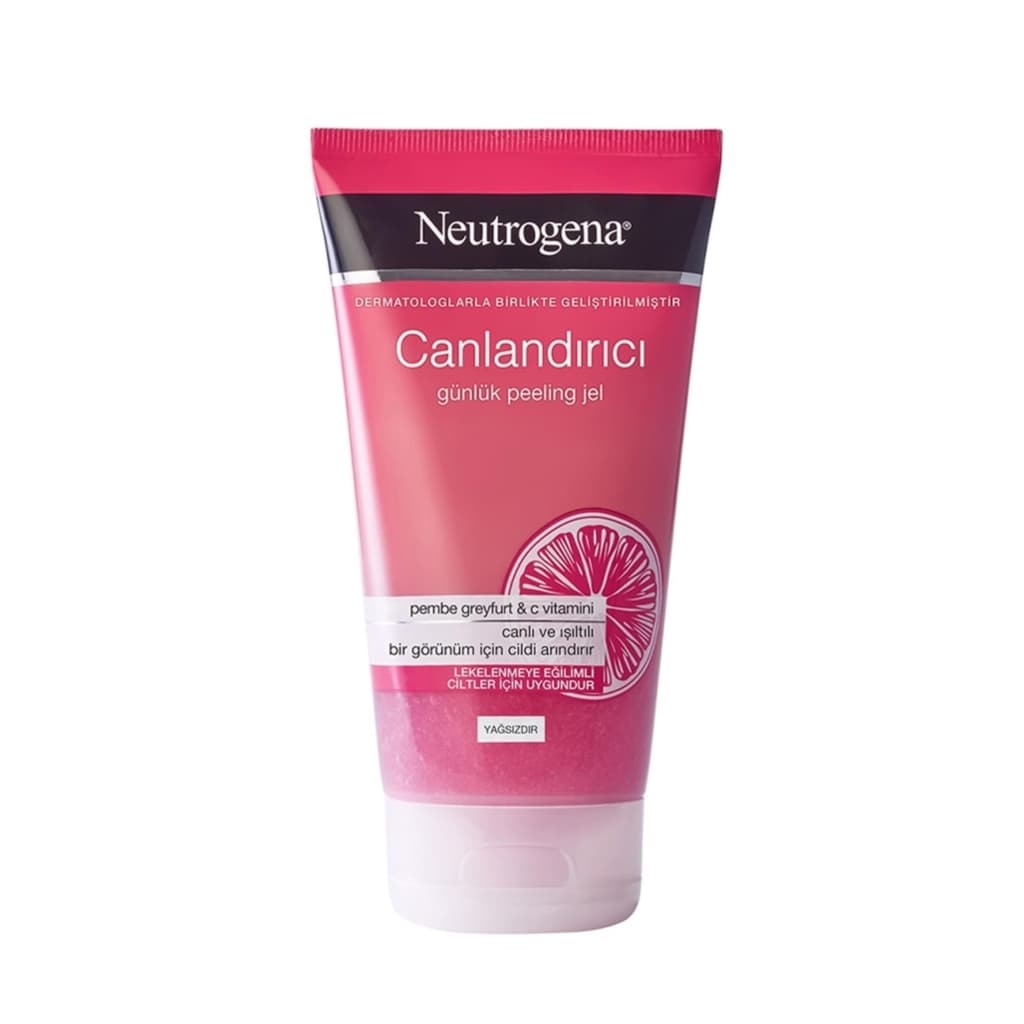 ژل اسکراب نوتروژینا مدل Canlandırıcı شفاف کننده مناسب انواع پوست 150 میلی لیتر — تصویر ۴