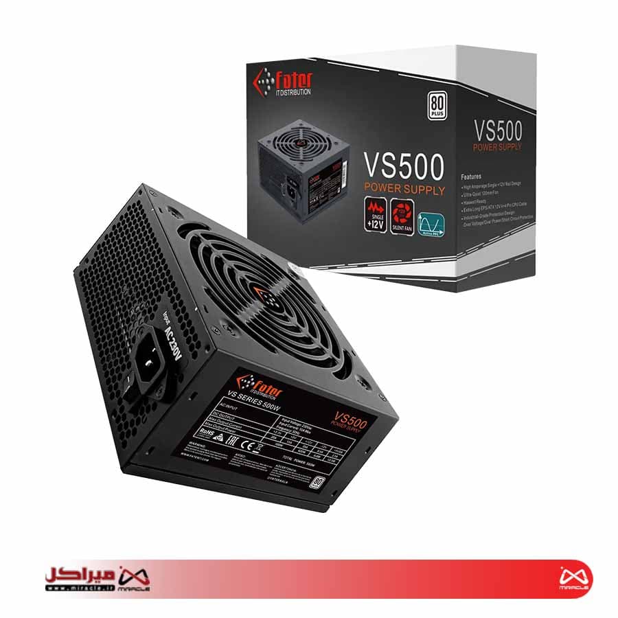 پاور کامپیوتر 600 وات فاطر مدل Fater VS600 80Plus — تصویر ۳
