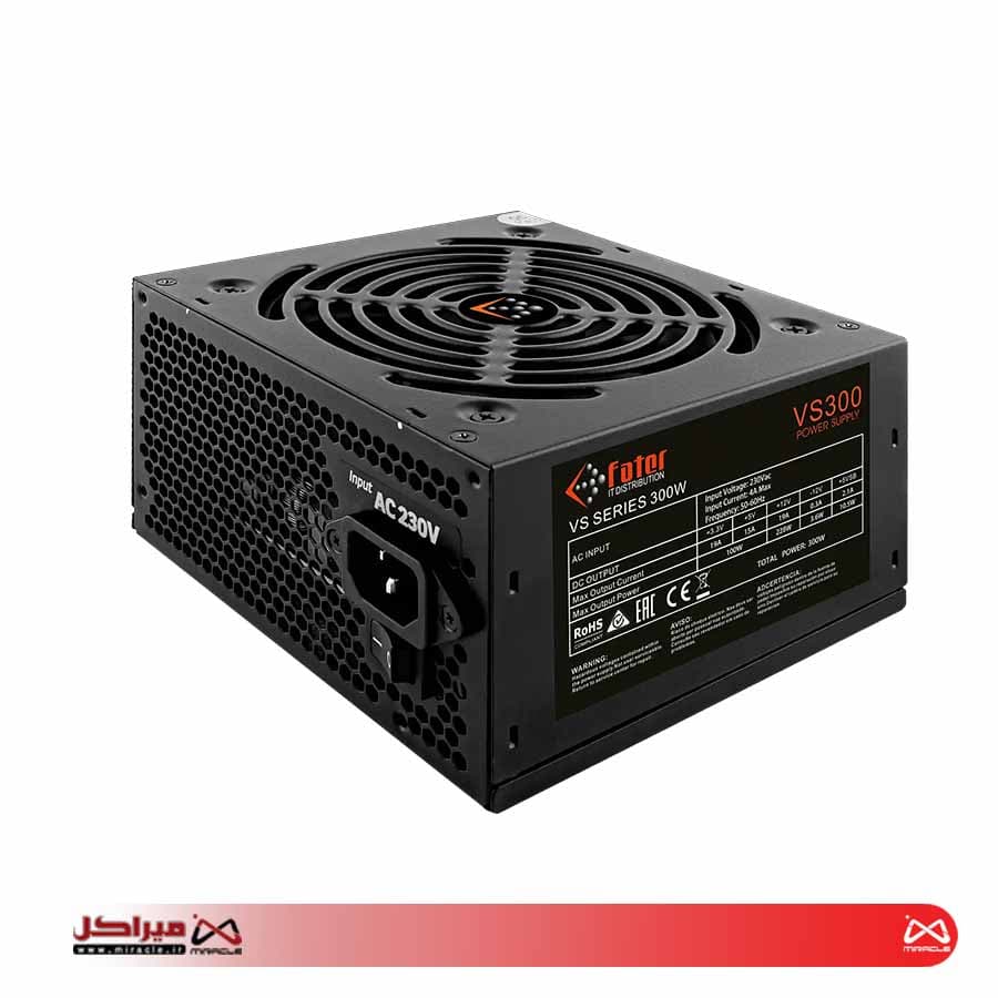 پاور کامپیوتر 300 وات فاطر مدل Fater VS300 80Plus