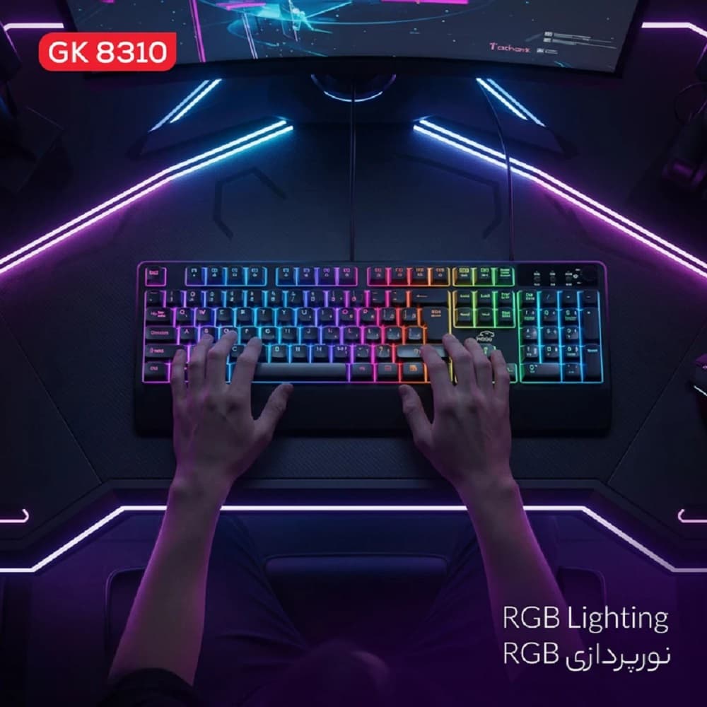 کیبورد گیمینگ باسیم GK 8310 تسکو — تصویر ۷