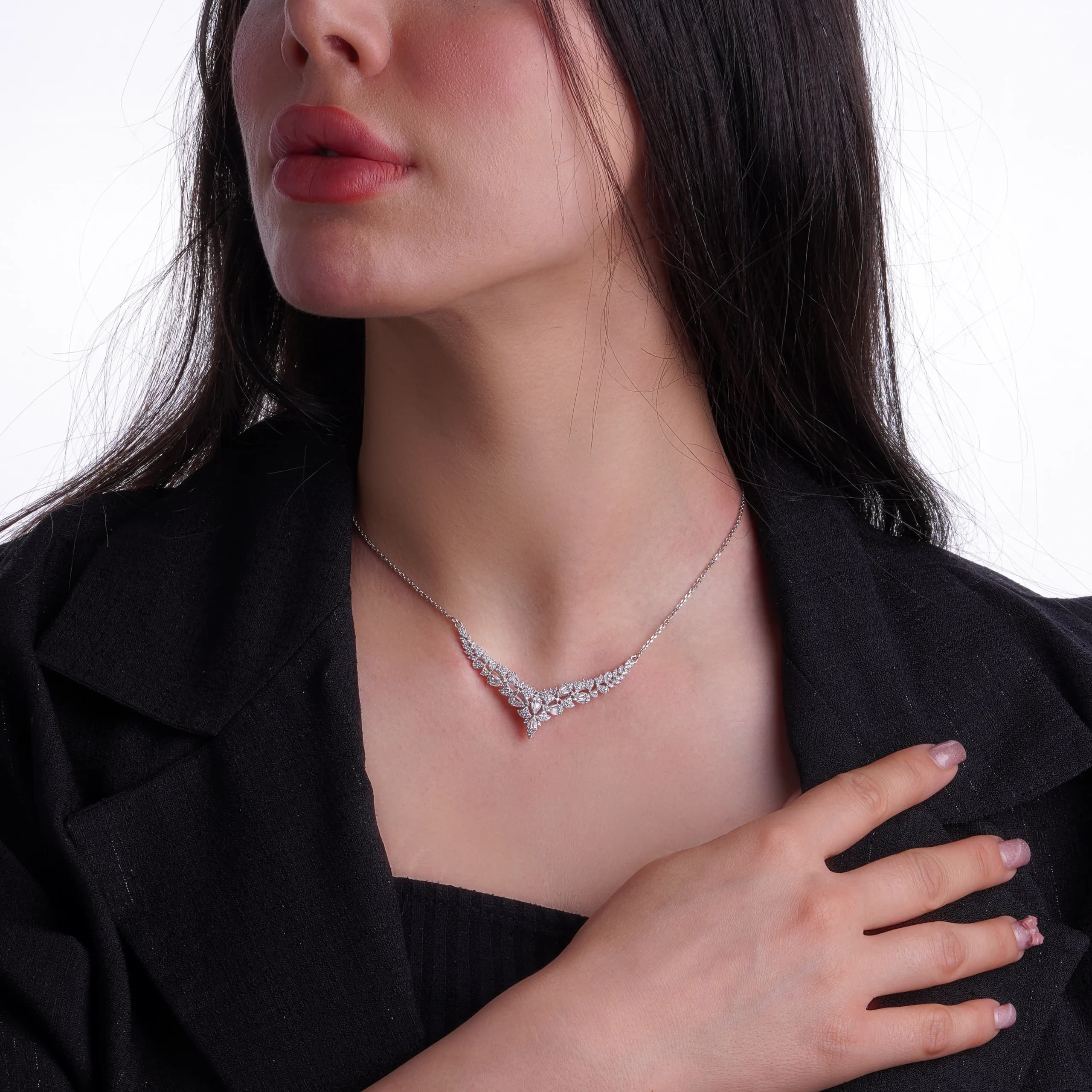 سرویس نقره زنانه طرح گلبرگ شمیم سیلور 1015125 — تصویر ۷