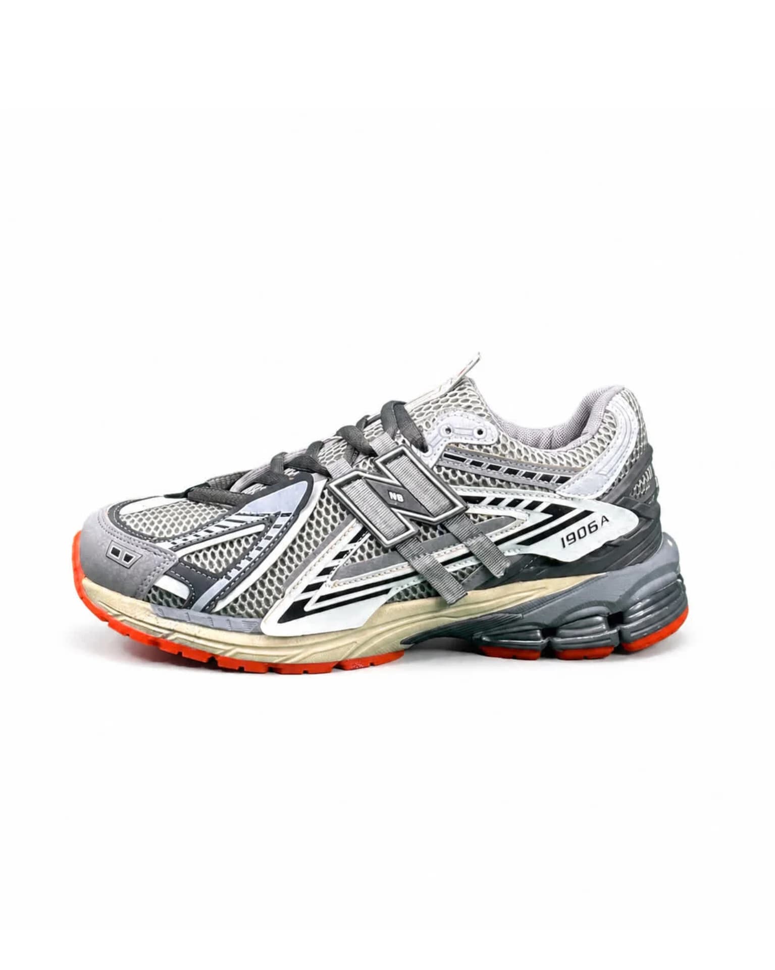 کتونی مردانه نیوبالانس 1906 طوسی نارنجی New BALANCE 1906