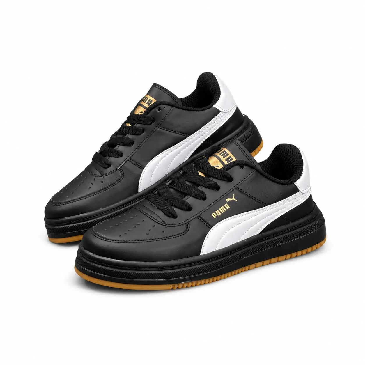 کفش کتانی زنانه مدل پوما مشکی سفید Puma — تصویر ۳