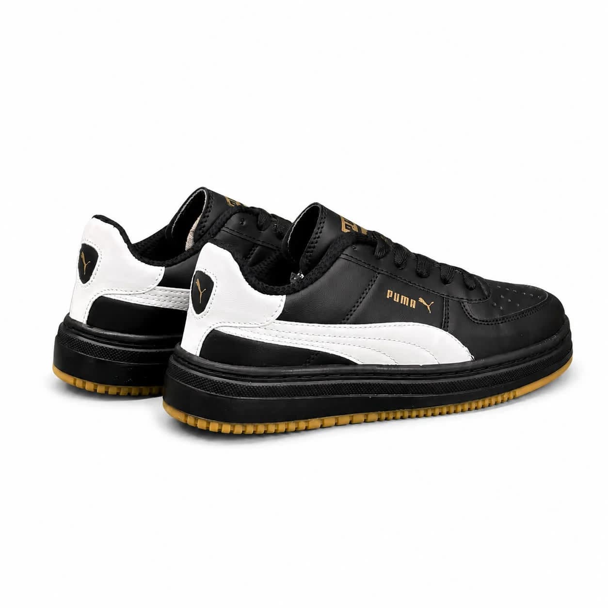 کفش کتانی زنانه مدل پوما مشکی سفید Puma — تصویر ۵