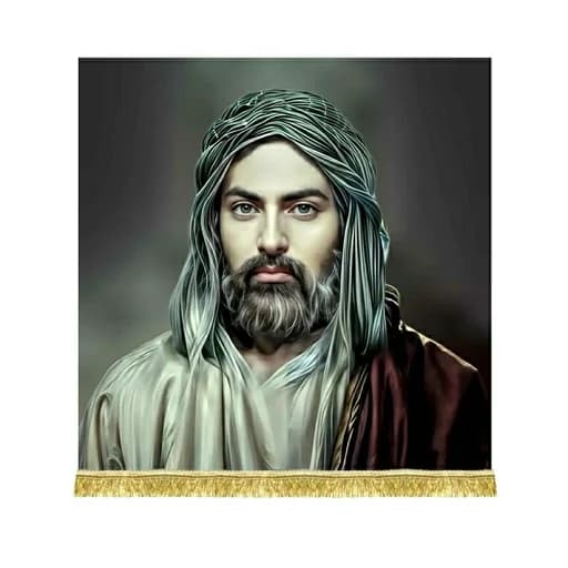کتیبه مخمل شمایل امام علی(ع)