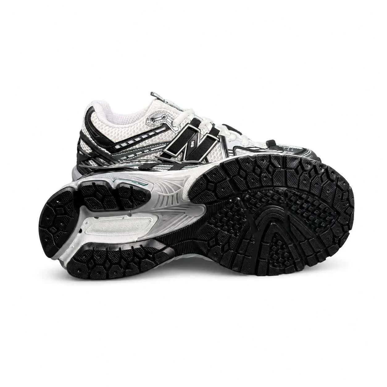 کتونی مردانه نیوبالانس 1906 سفید نقره ای New BALANCE 1906 — تصویر ۴