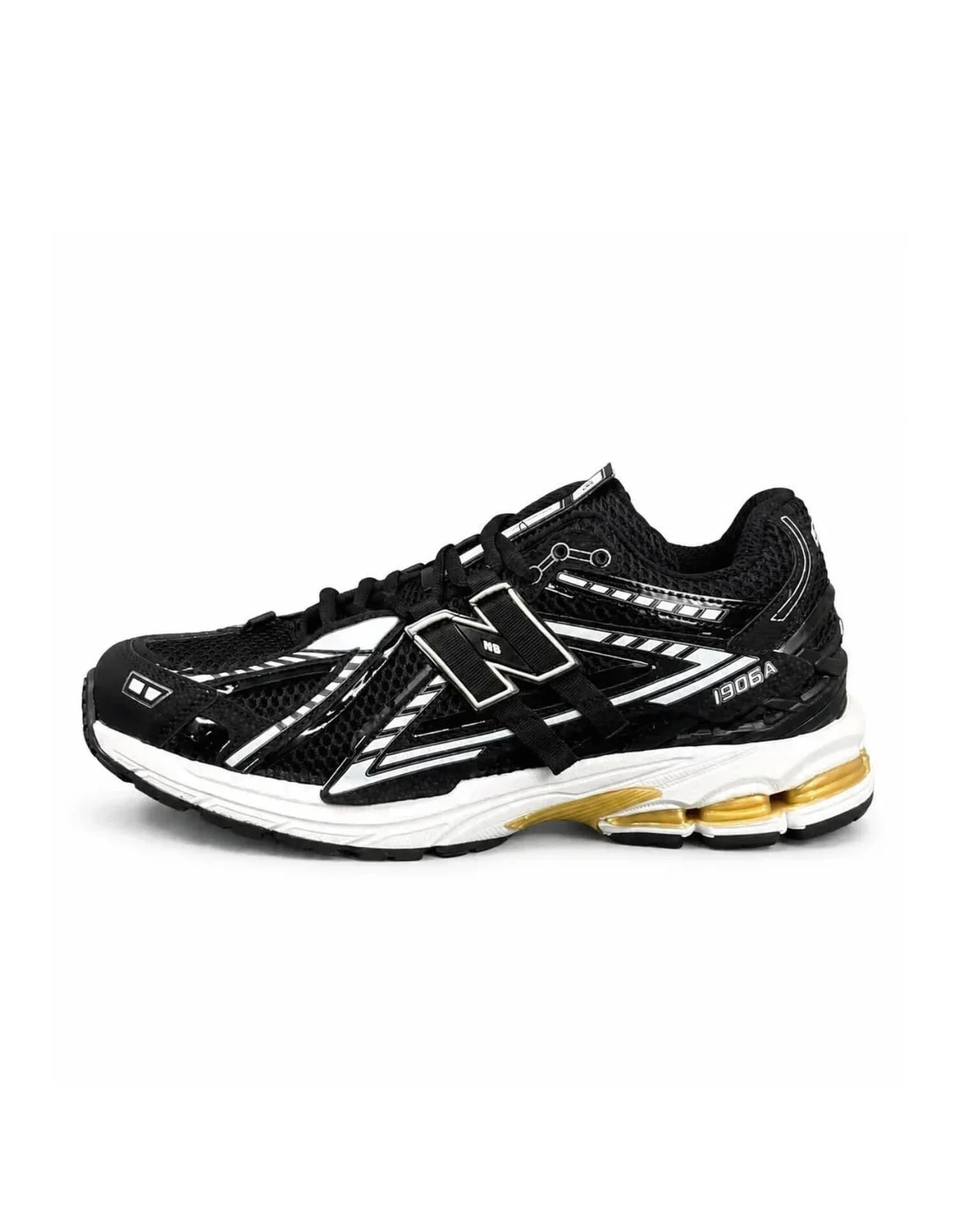 کتونی مردانه نیوبالانس مشکی سفید New BALANCE 1906