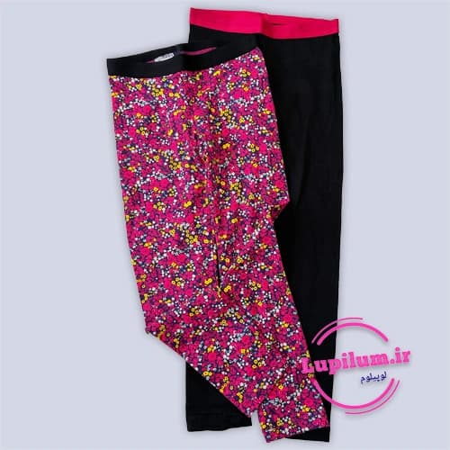 لگ بچگانه دخترانه سرمه سرخابی گل های ریز