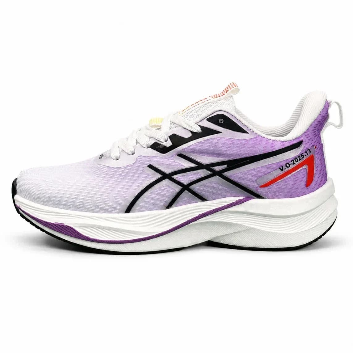کفش کتونی زنانه زیره بست مدل اسیکس سفیدبنفش ASICS