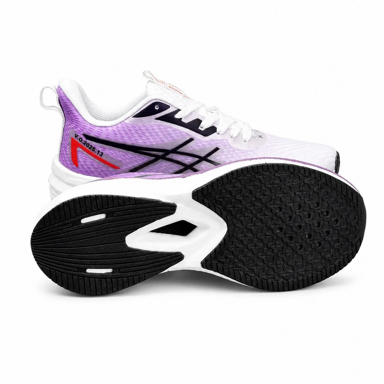 کفش کتونی زنانه زیره بست مدل اسیکس سفیدبنفش ASICS — تصویر ۴