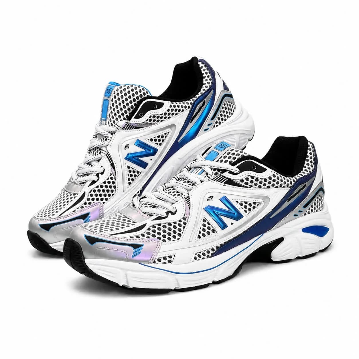 کتونی بزرگپا مدل نیوبالانس 1064 (کیفیت=مستر) سفید آبی New Balance — تصویر ۲