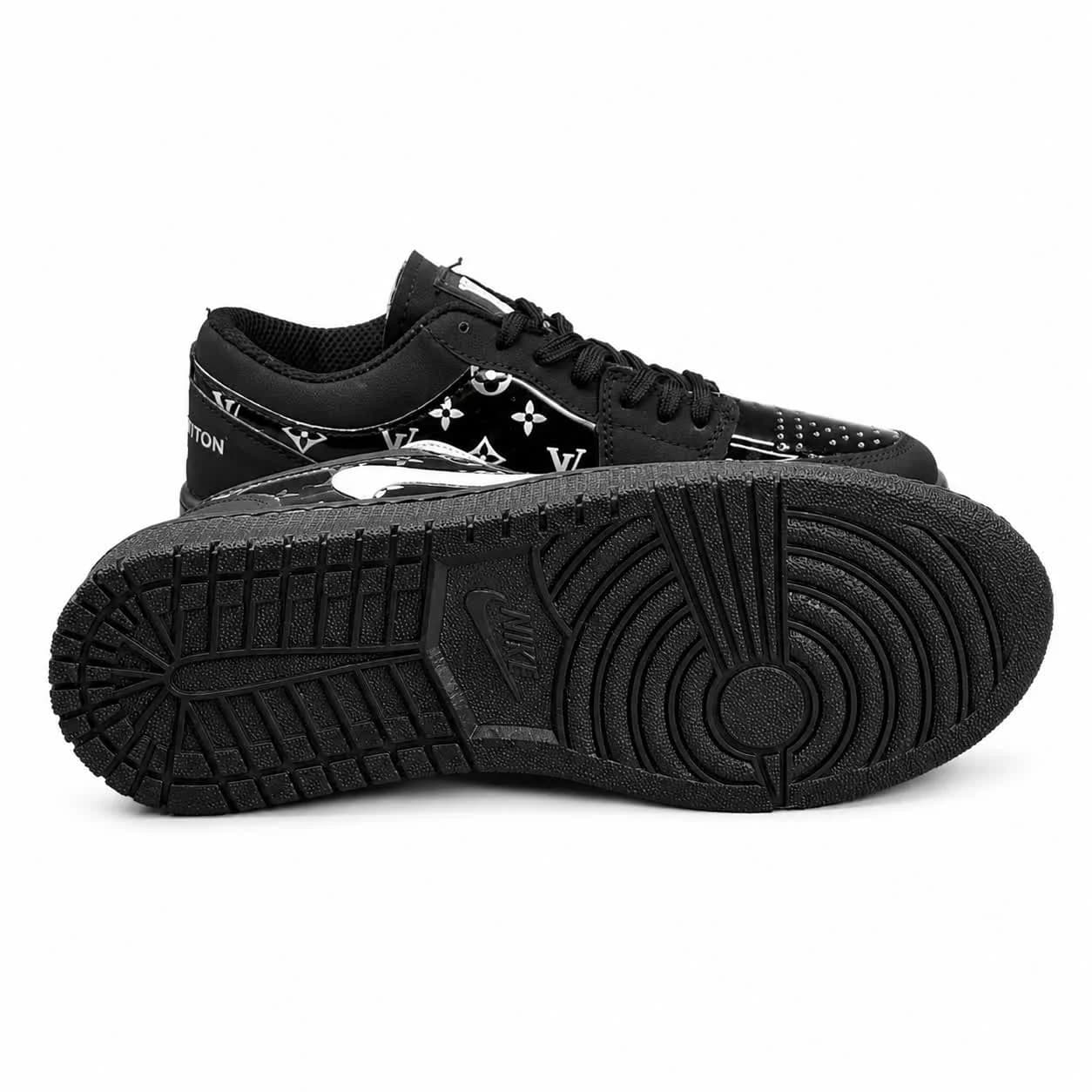 کتونی مردانه مدل نایکی ویتون مشکی طوسی NIKE — تصویر ۴