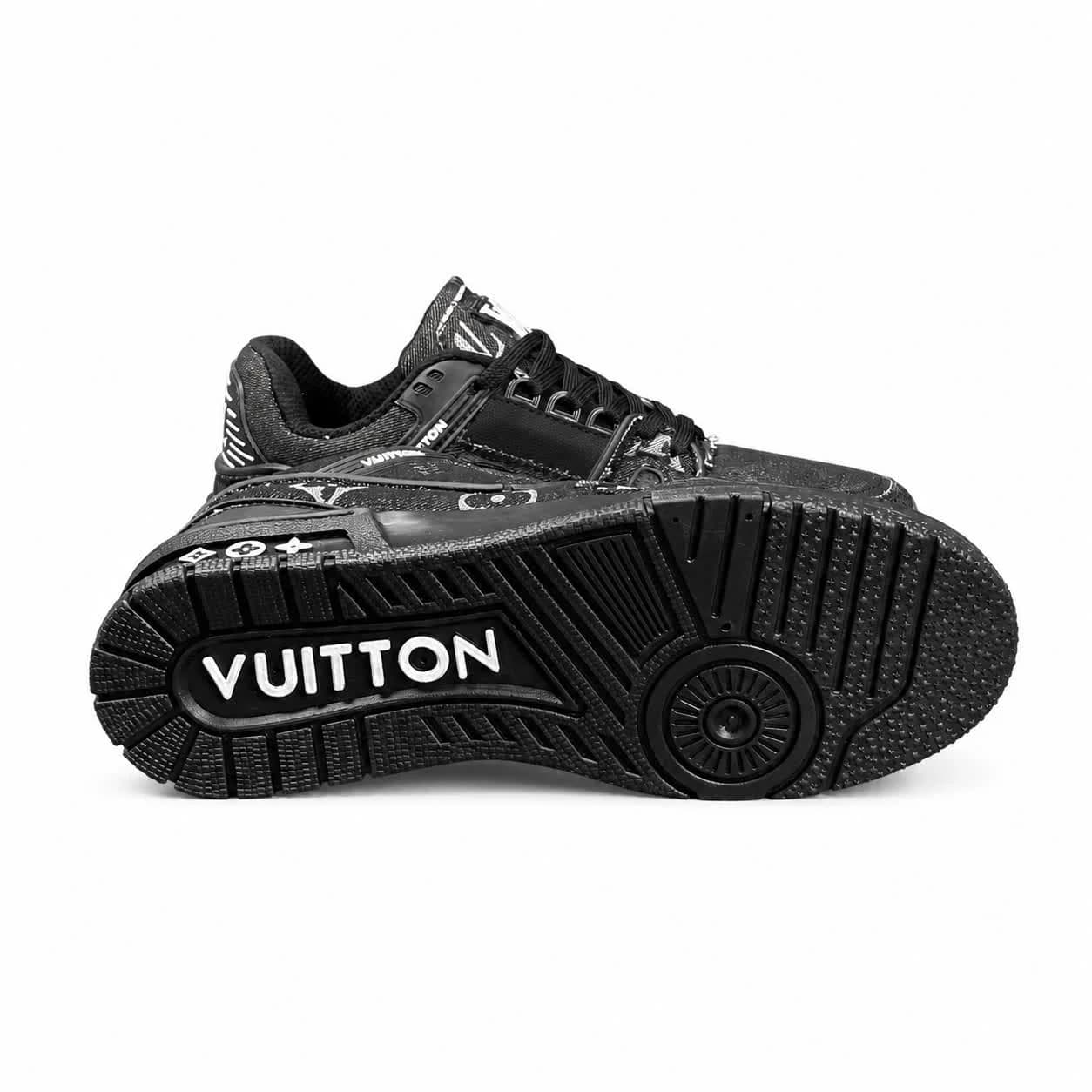 کفش کتانی مردانه مدل ونس لوی ویتون مشکی تمام Vans Louis Vuitton — تصویر ۴