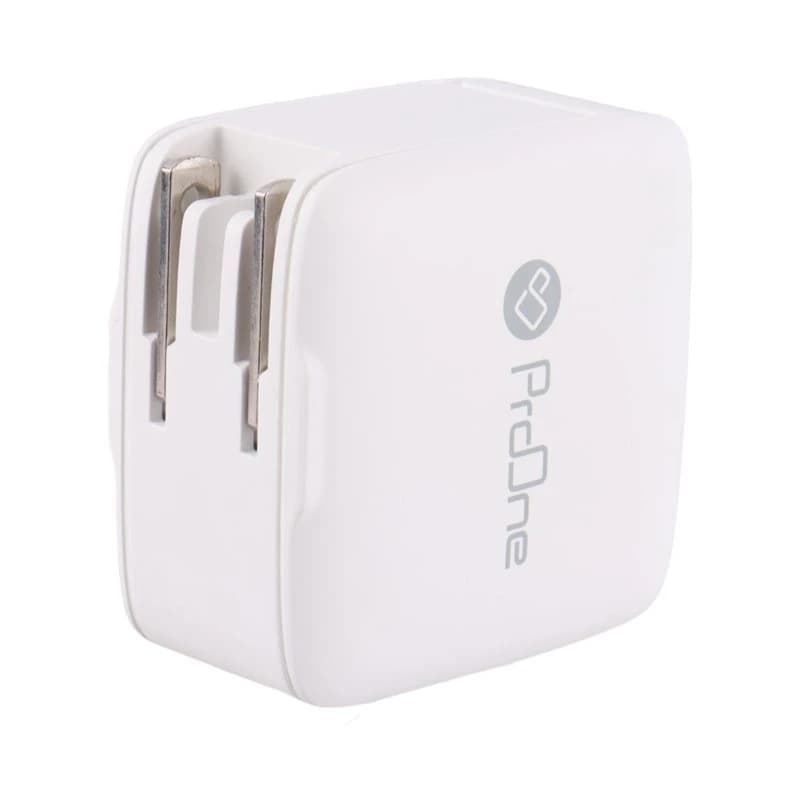 شارژر دیواری پرووان PWC565 | توان 65 وات، دو پورت Type-C + یک پورت USB-A، فناوری PD و QC3.0 — تصویر ۴