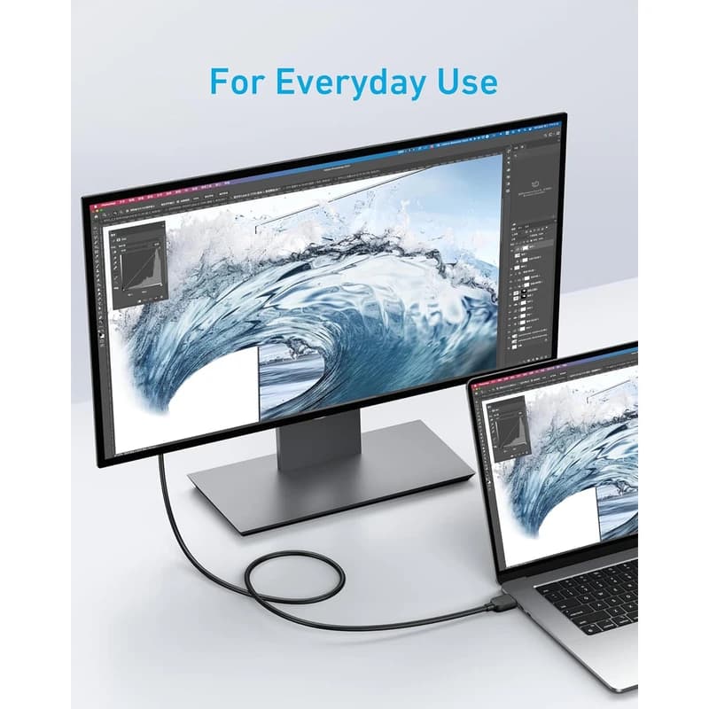 کابل HDMI انکر مدل A8742 طول 1.8 متر با پشتیبانی از 8K@60Hz و HDMI 2.1 — تصویر ۵