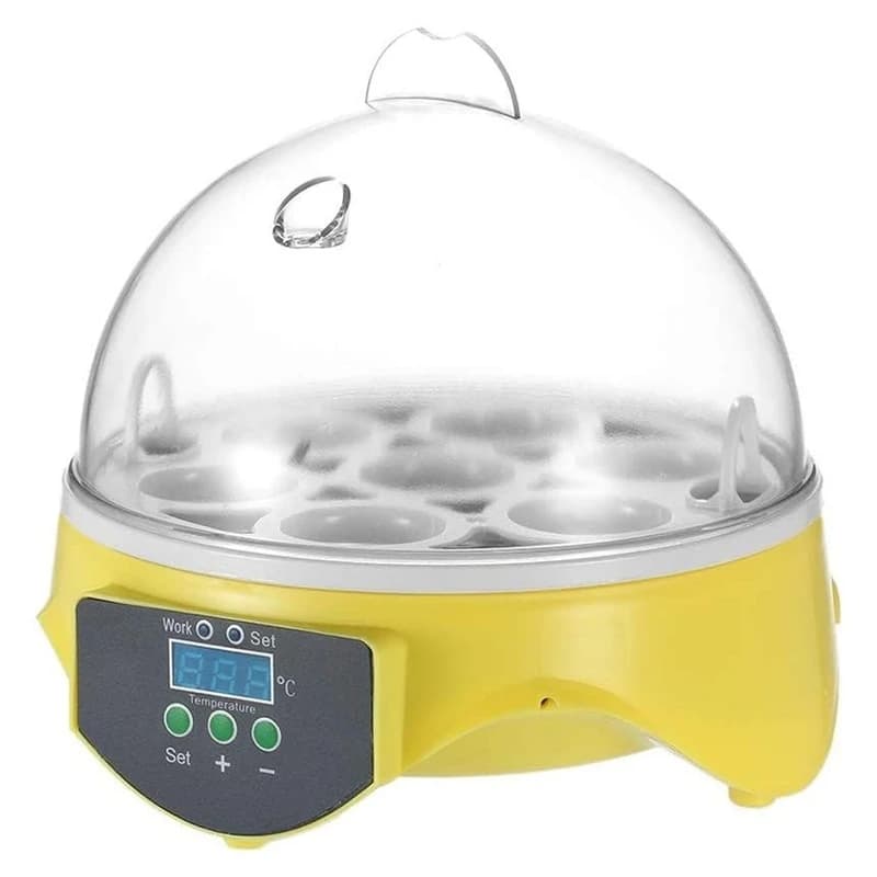 دستگاه جوجه‌کشی HHD 7 Egg Incubator | ظرفیت 7 تخم، کنترل دمای خودکار، نرخ هچینگ 98%
