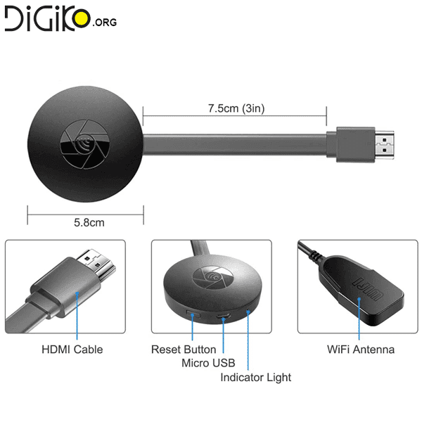 دانگل وایرلس Chromecast — تصویر ۳
