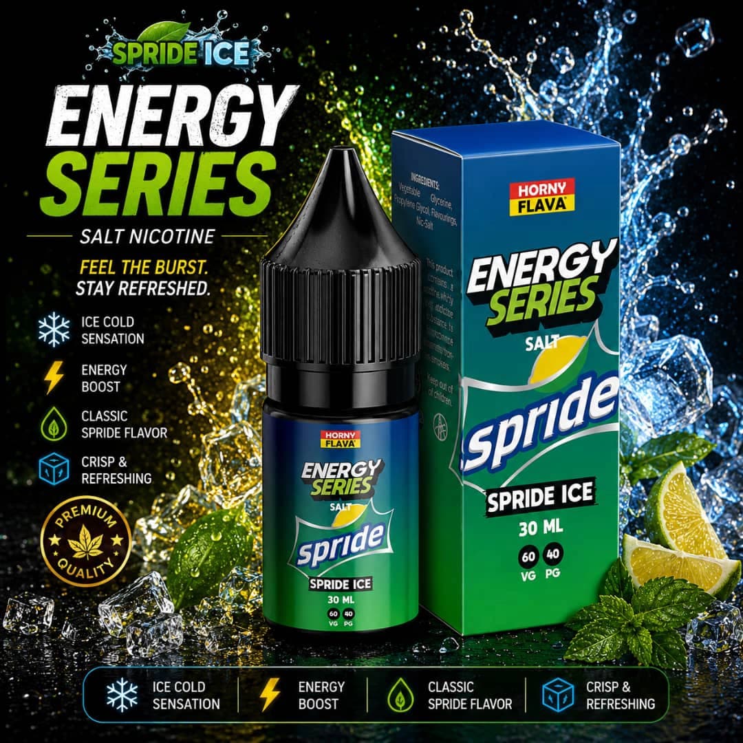 هورنی فلاوا اسپراید آیس سری انرژی (salt Horny Flava Spride Ice Energy Series)