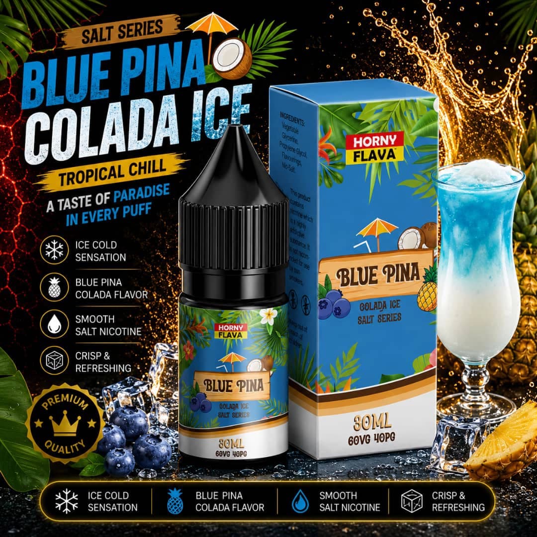 هورنی فلاوا بلو پینا کولادا آیس (SALT Horny Flava Blue Pina Colada Ice)