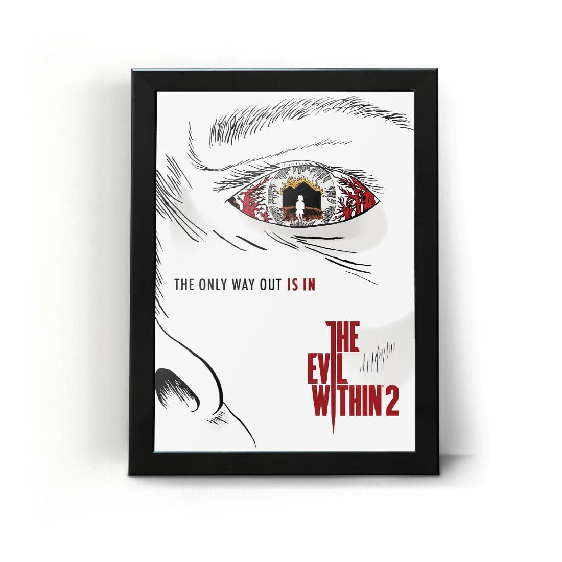 تابلو قاب اویل ویتین The Evil Within طرح 7