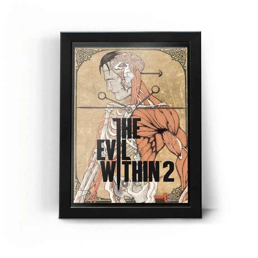 تابلو قاب شیطان دورن The Evil Within طرح 6