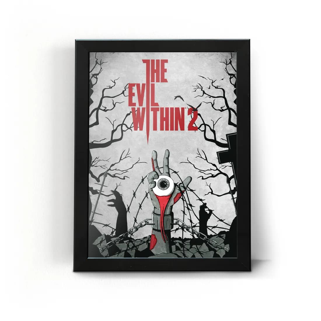 تابلو قاب شیطان دورن The Evil Within طرح 4