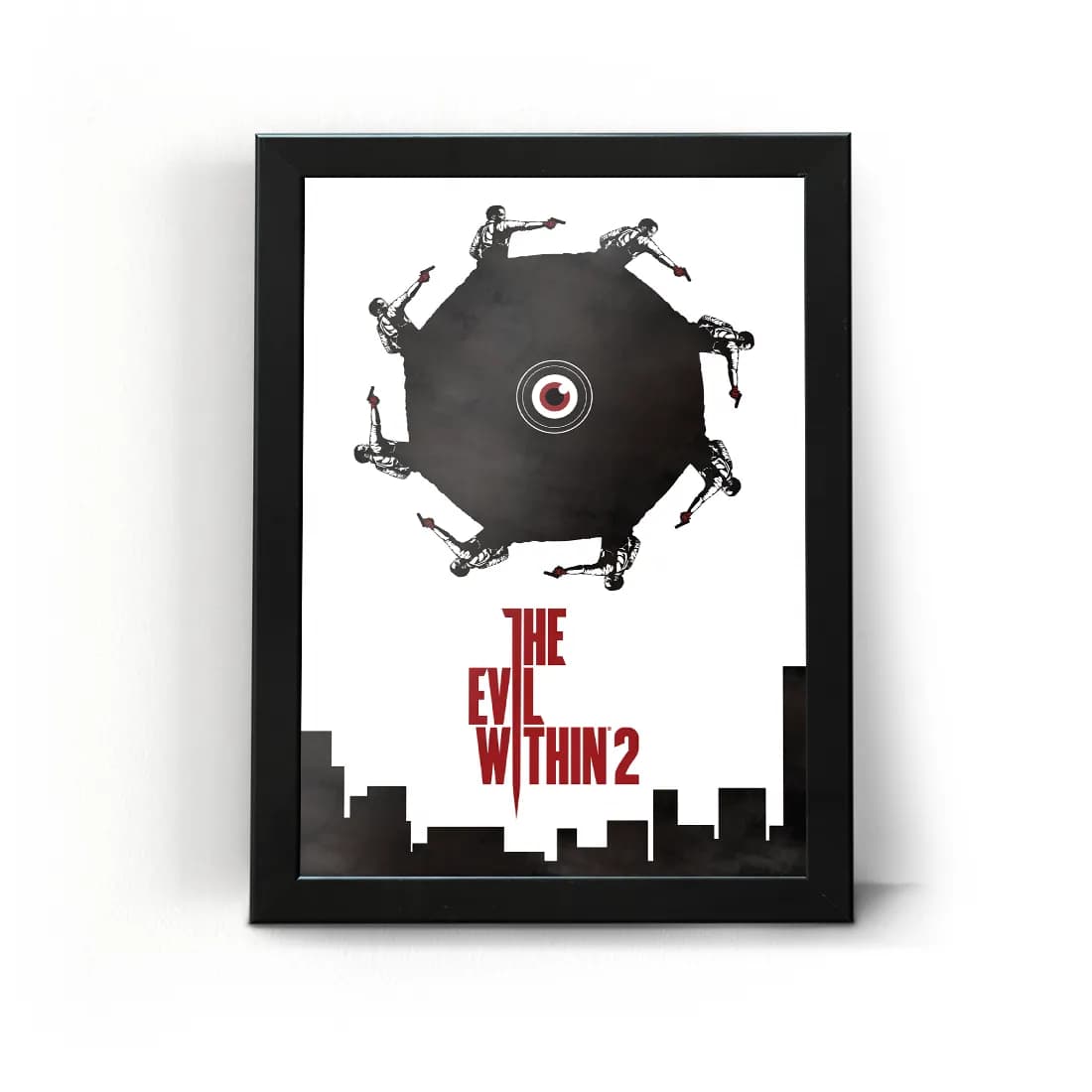 تابلو قاب شیطان دورن The Evil Within طرح 2