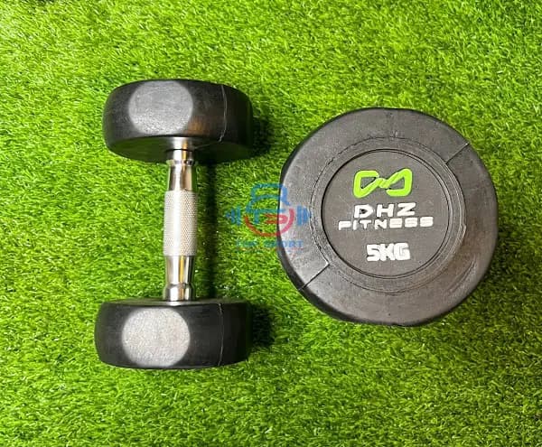 دمبل 8 ضلعی 50 کیلویی DHZ (بسته 2 عددی) — تصویر ۳