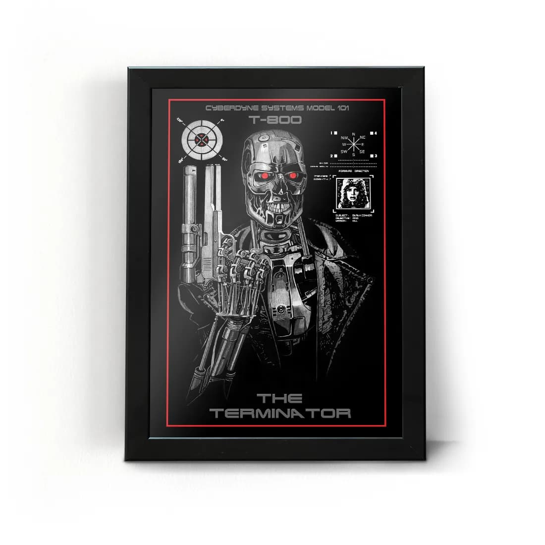 تابلو قاب نابودگر Terminator طرح 2
