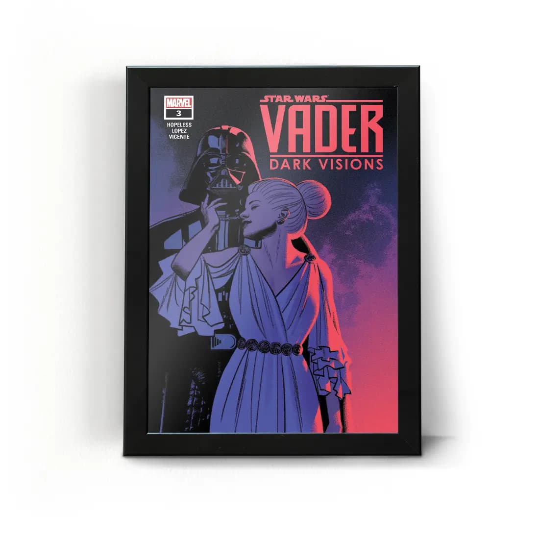 تابلو قاب جنگ ستارگان دارث ویدر 2 Darth Vader