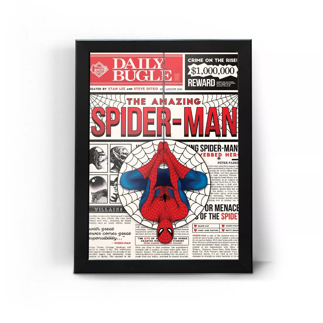 تابلو قاب اسپایدرمن Spider-Man طرح 2